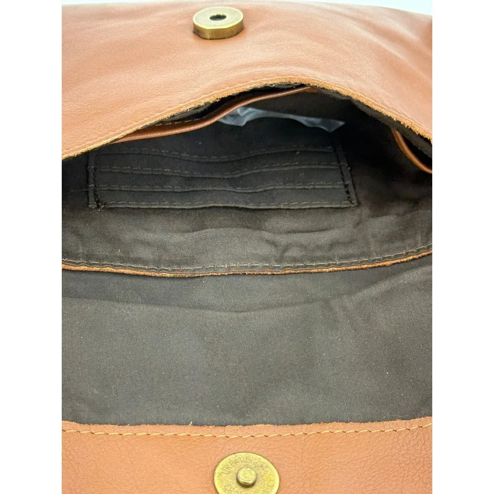VILENCA HOLLAND Cognac Genuine Leather Crossbody Bag‎ Style VIO 09 NEW
